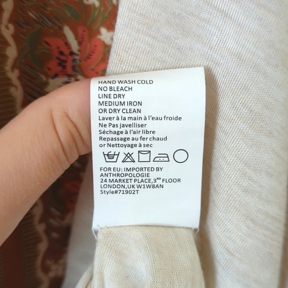 Tiny Anthropologie Sammi Sequined & Floral Long Dolman Balloon Sleeve Top Small - Picture 6 of 13